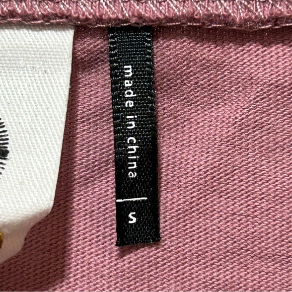 Anthropologie NWT women’s size S Dusty Rose Floral Tunic short sleeve top. - Picture 4 of 14